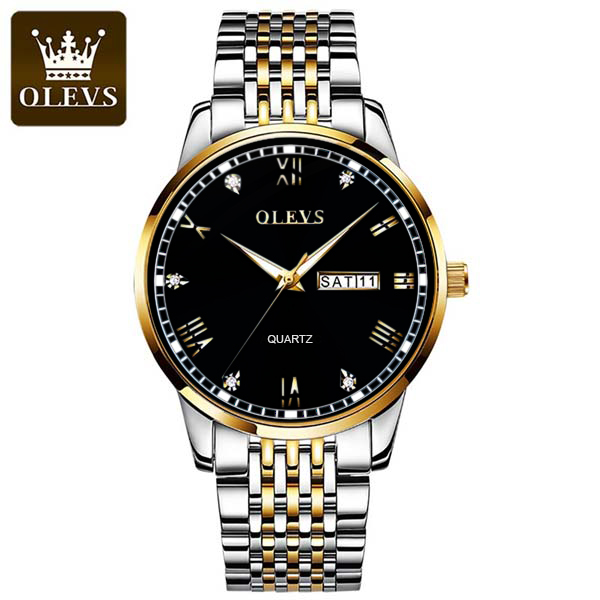 OLEVS 6602 Luxury Watch – Stainless Steel, Water Resistant